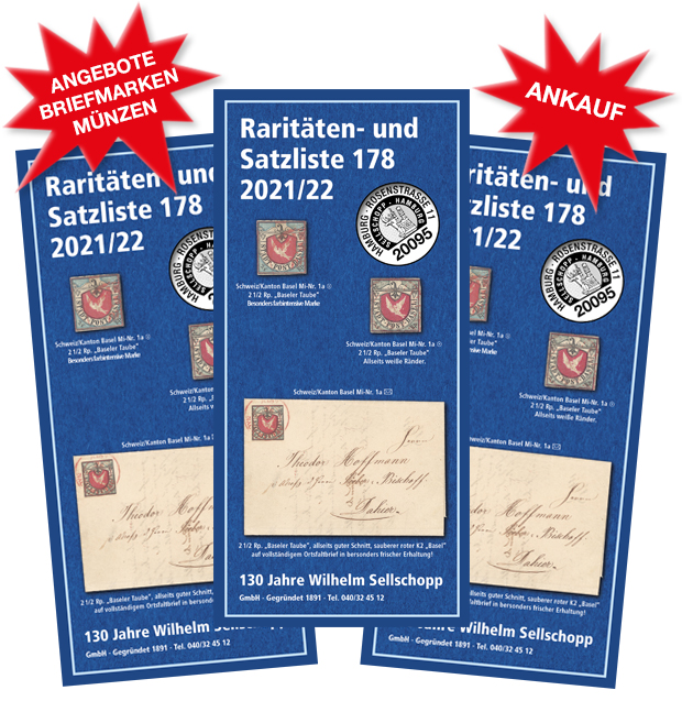 Raritäten- und Satzliste 178 - 2021/2022