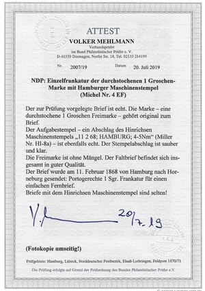 Hamburg/NDP (4 Brief)