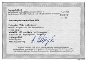 Bundesrepublik (135 waager. Paar)